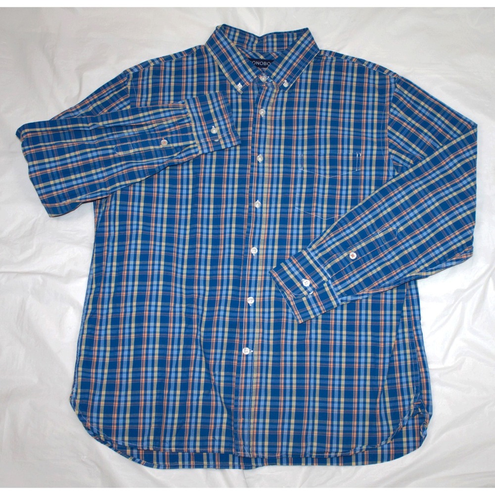 Bonobos Men's Long Sleeve Button Down Shirt Size Large
